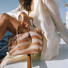 Dolce Vita HANDBAGS | Selene Zebra Mesh Handbag