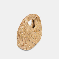 Dolce Vita HANDBAGS | Dahlia Gold Raffia Handbag