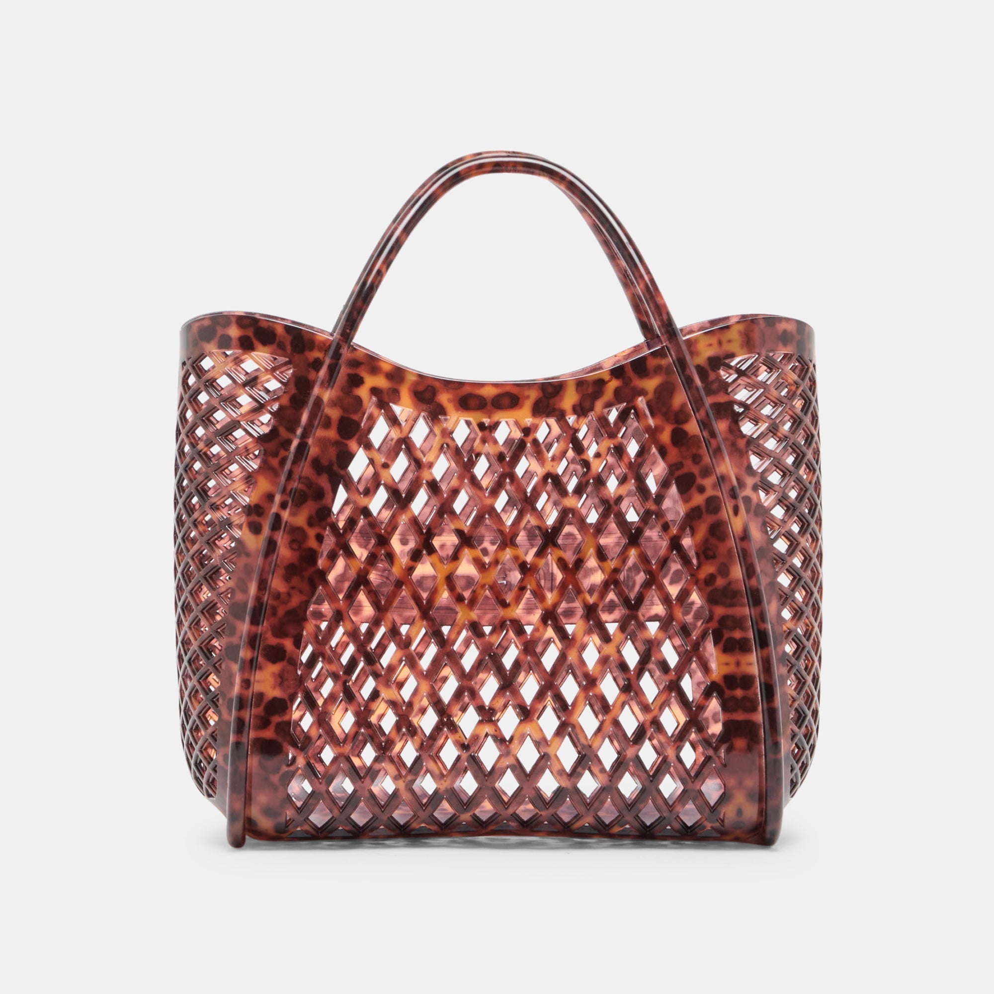 Dolce Vita HANDBAGS | TOAST Tortoise Stella Jelly Top-Handle Handbag
