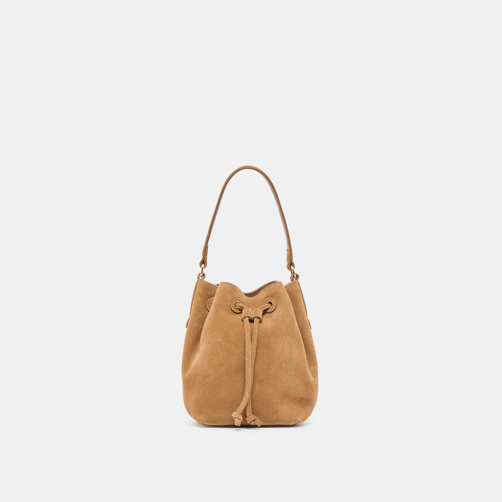 Dolce Vita HANDBAGS | Amaru Brown Suede Crossbody