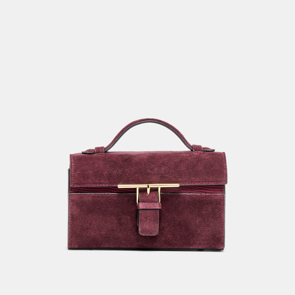 Dolce Vita HANDBAGS | Zannone Burgundy Suede Crossbody
