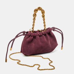 Dolce Vita HANDBAGS | Cleo Burgundy Suede Crossbody