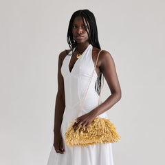 Dolce Vita HANDBAGS | Serina Natural Raffia Clutch