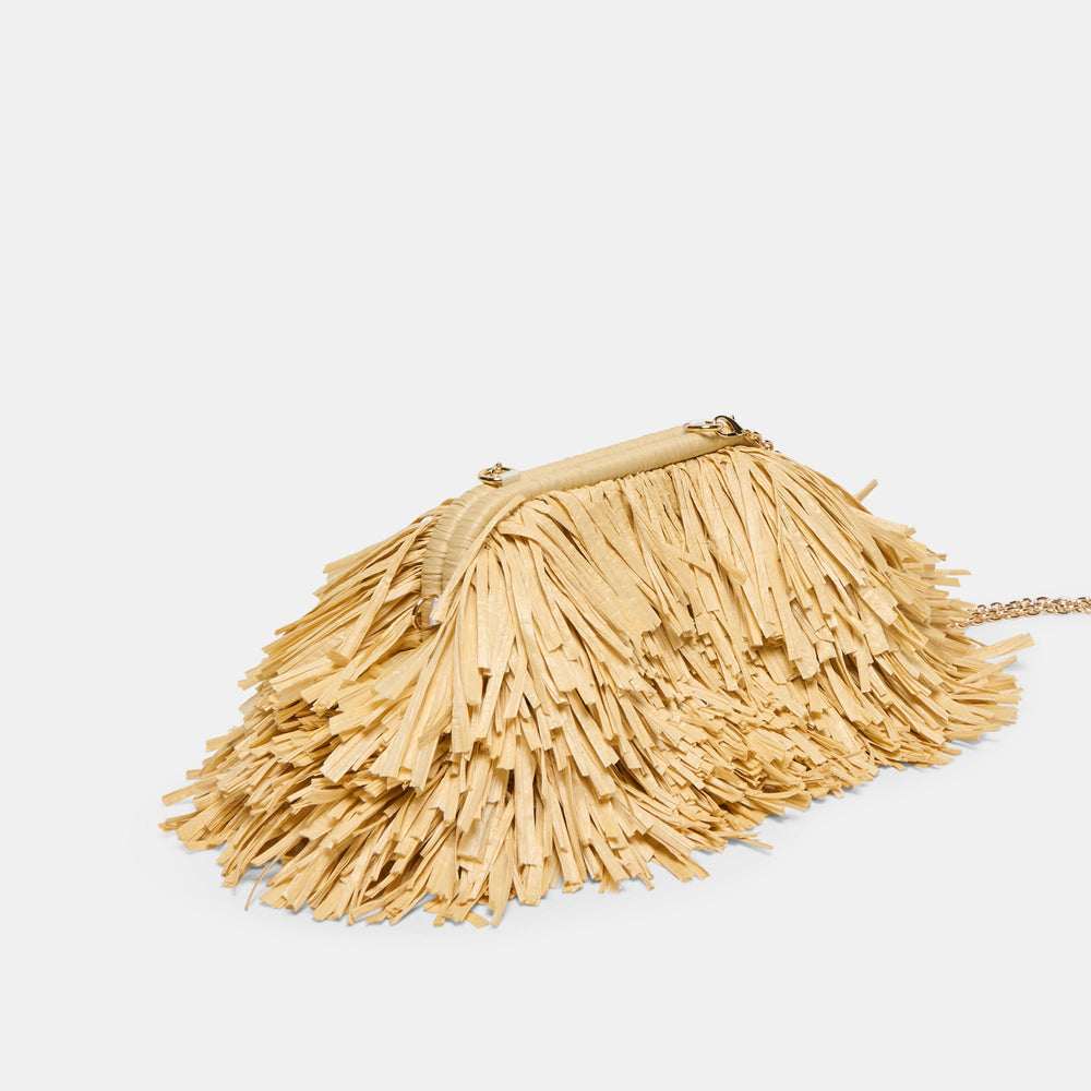 Dolce Vita HANDBAGS | Serina Natural Raffia Clutch