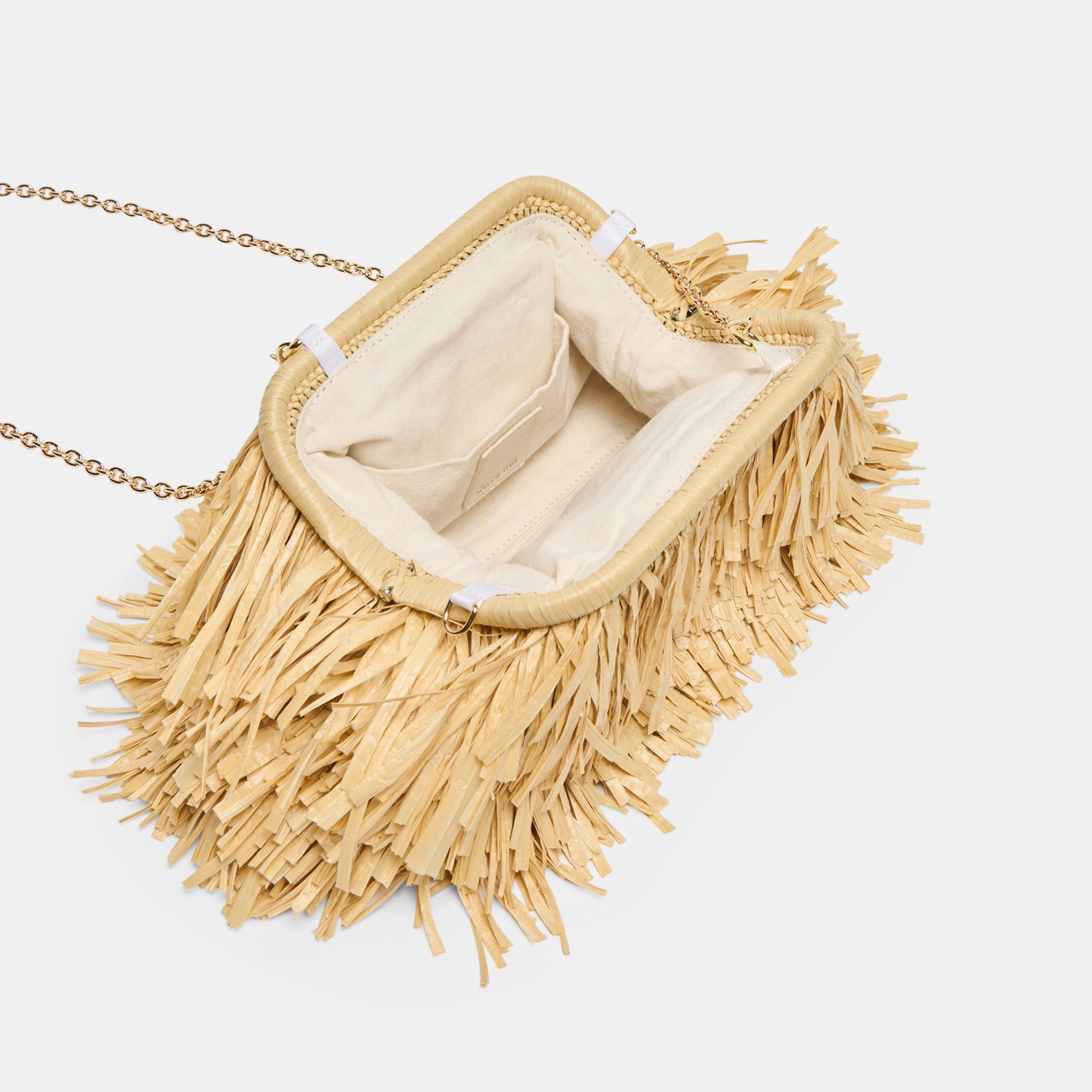 Dolce Vita HANDBAGS | Serina Natural Raffia Clutch