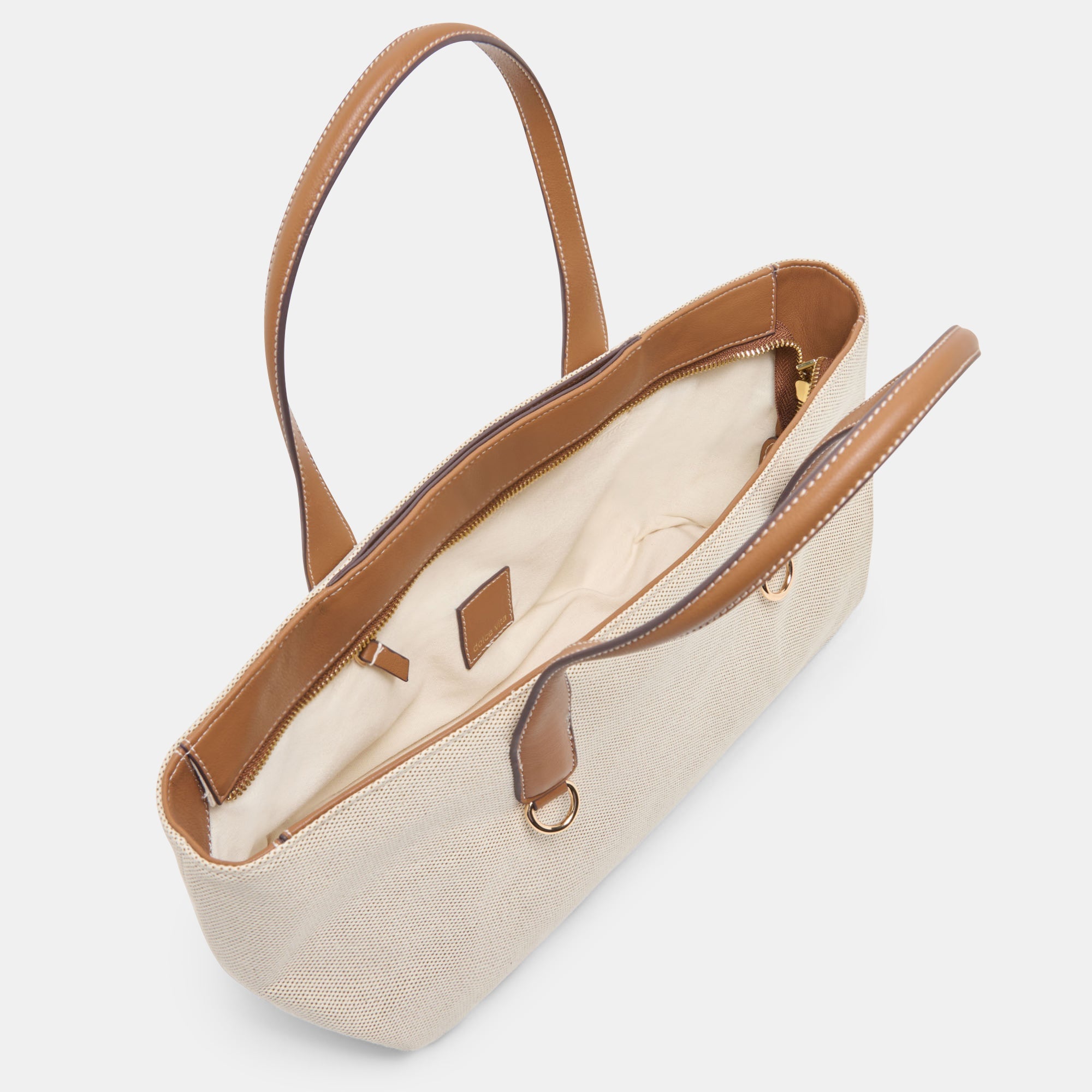 Dolce Vita HANDBAGS | CLARINA Natural Canvas Shoulder Bag