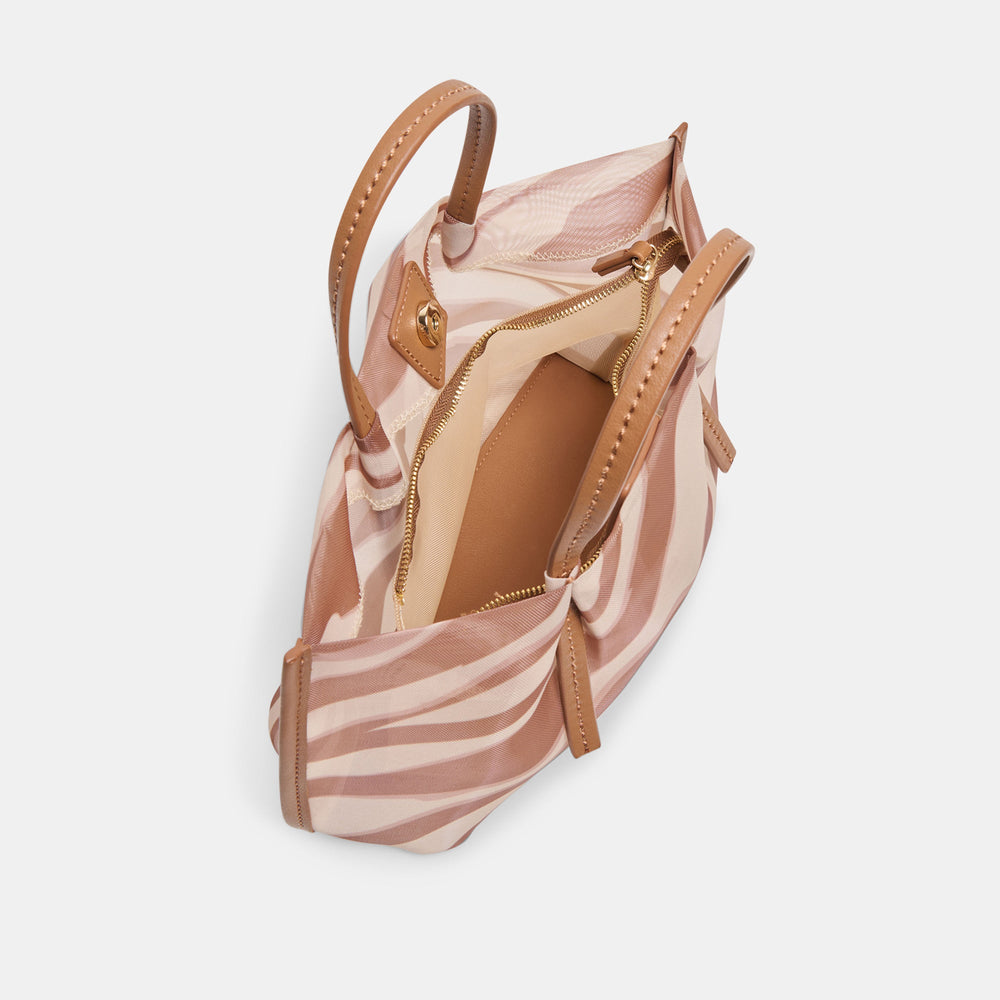 Dolce Vita HANDBAGS | Selene Zebra Mesh Handbag
