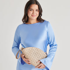 Dolce Vita HANDBAGS | ISOLDE CLUTCH BEIGE STELLA
 – Dolce Vita