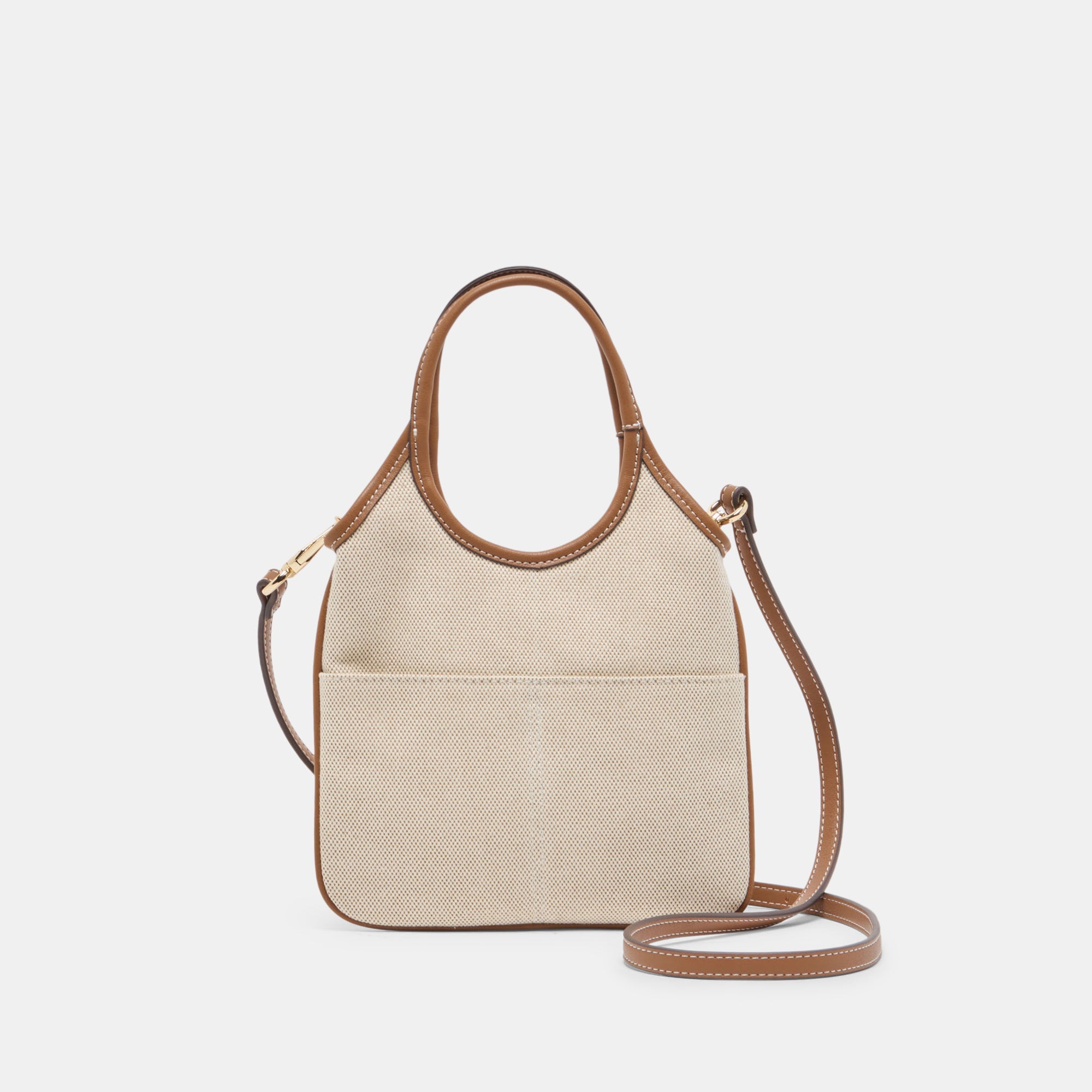 Dolce Vita HANDBAGS | SYLVENE Natural Canvas Removable Crossbody Handbag