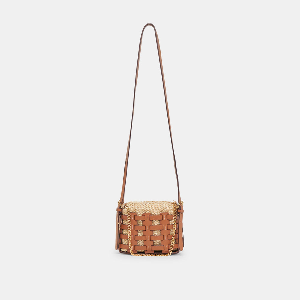 Dolce Vita HANDBAGS | CASSIS CROSSBODY SADDLE NATURAL RAFFIA
 – Dolce Vita