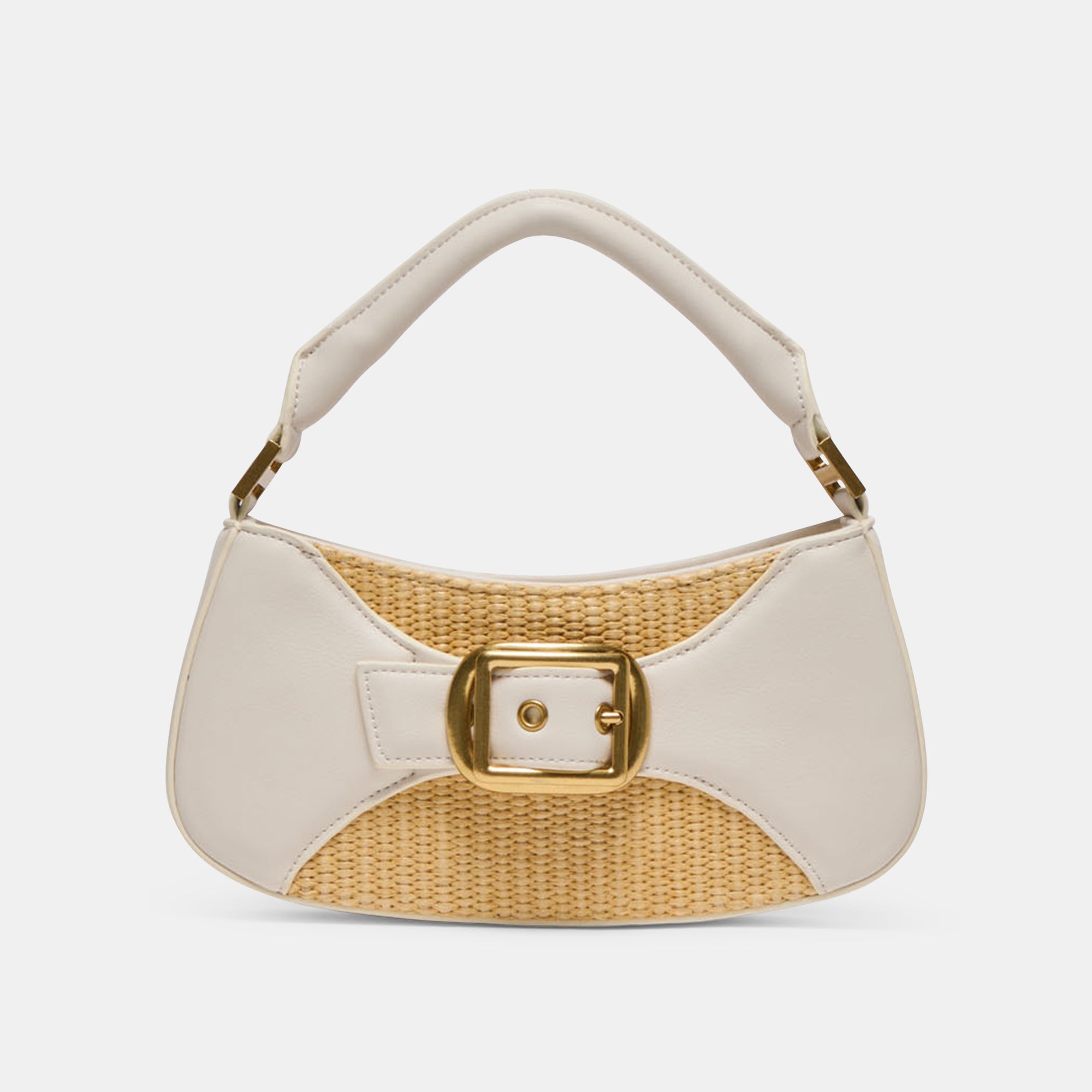 Dolce Vita HANDBAGS | Nuala Raffia White Stella Handbag