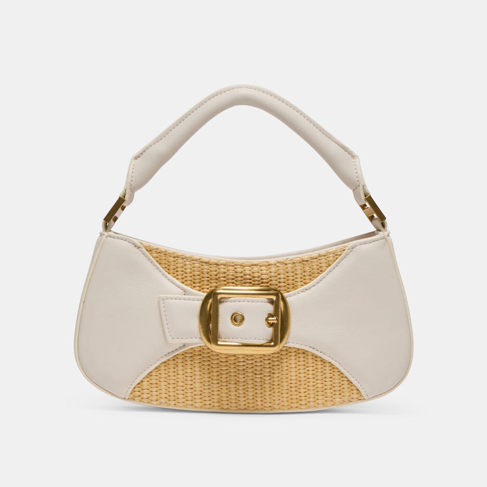 Dolce Vita HANDBAGS | Nuala Raffia White Stella Handbag