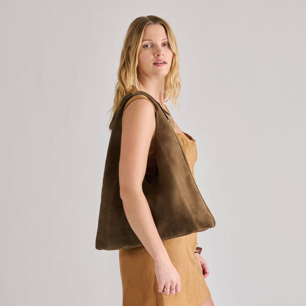 Dolce Vita HANDBAGS | Marie Olive Suede Tote