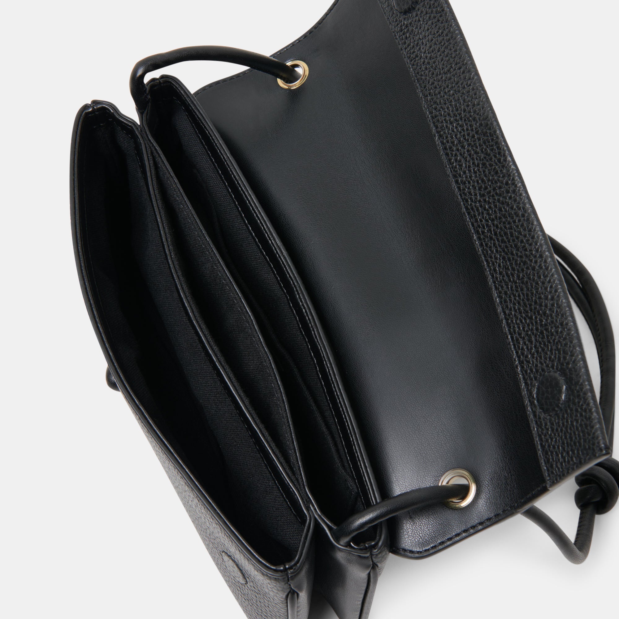 Dolce Vita HANDBAGS | ALICE Black Leather Shoulder Bag