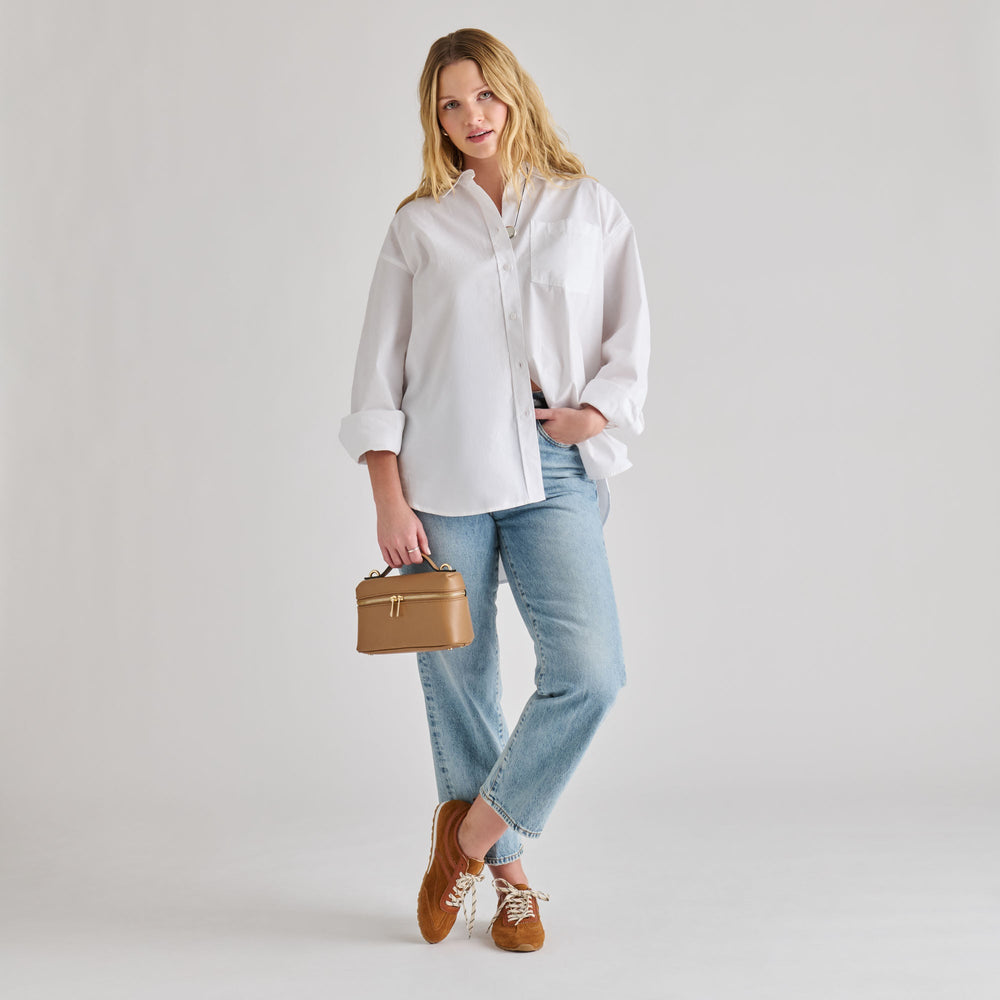 Dolce Vita HANDBAGS | Leony Tan Leather Crossbody