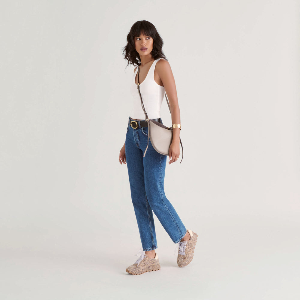 Dolce Vita HANDBAGS | Burano Grey Leather Crossbody