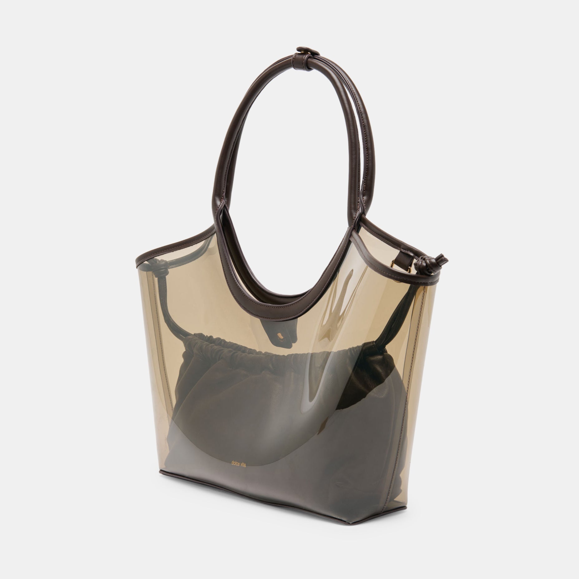 Dolce Vita HANDBAGS | GISELLE Smoke Jelly Tote Shoulder Bag
