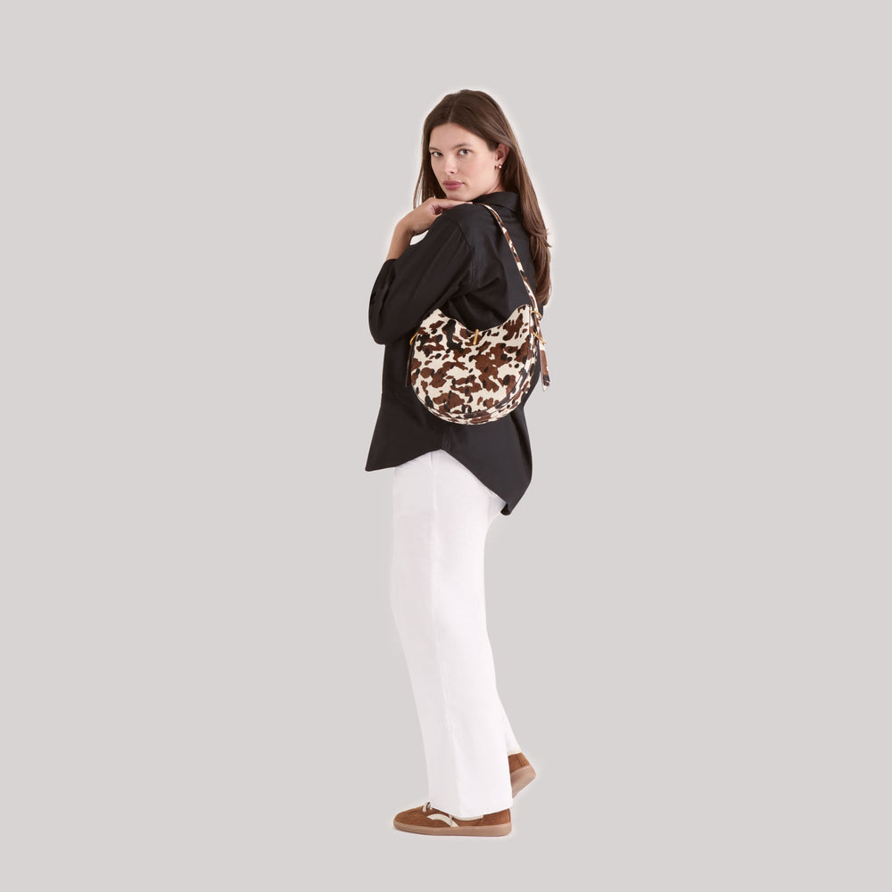 Dolce Vita HANDBAGS | Bree Cocoa Calf Hair Shoulder Bag