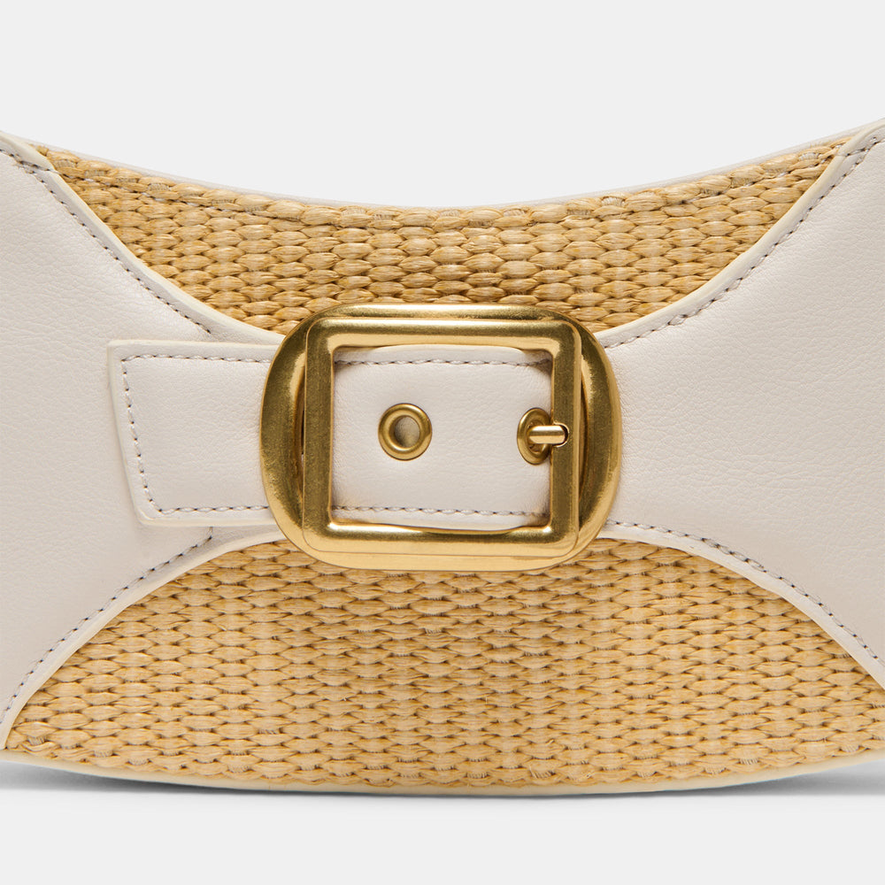 Dolce Vita HANDBAGS | Nuala Raffia White Stella Handbag