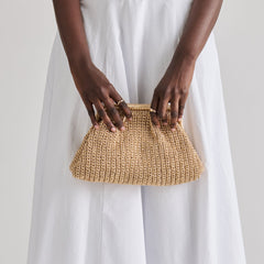 Dolce Vita HANDBAGS | Ione Gold Crochet Clutch