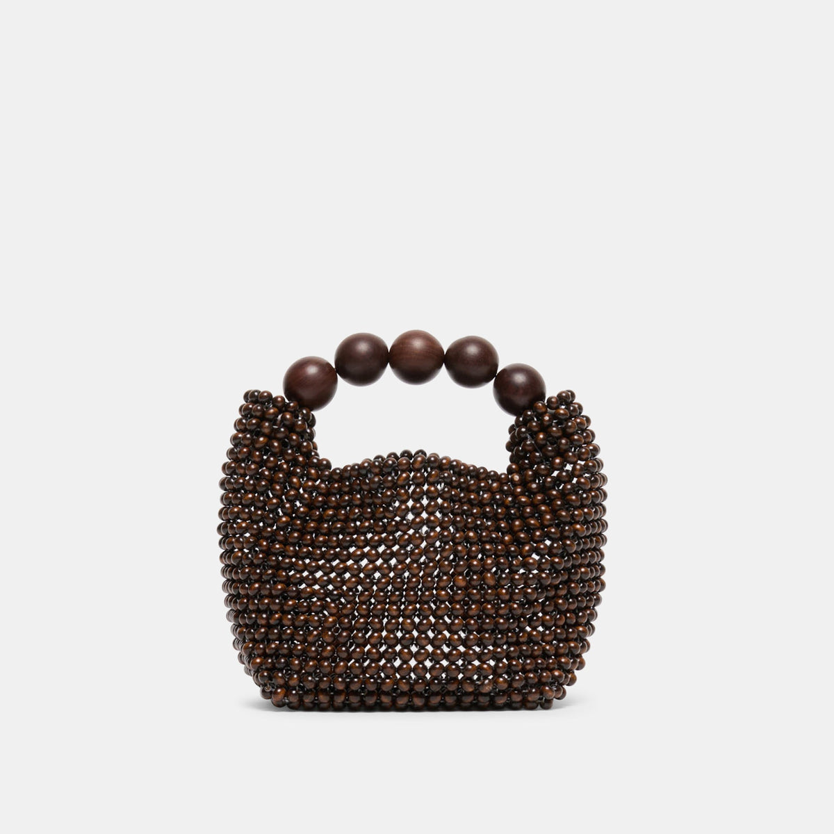 Dolce Vita HANDBAGS | CLOVER Chocolate Wood Beaded Handbag