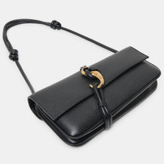 Dolce Vita HANDBAGS | ALICE Black Leather Shoulder Bag