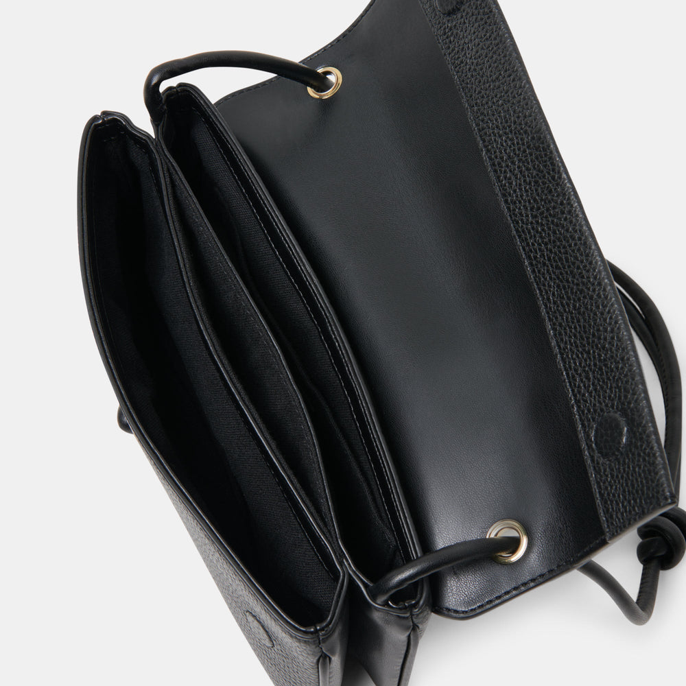 Dolce Vita HANDBAGS | ALICE Black Leather Shoulder Bag