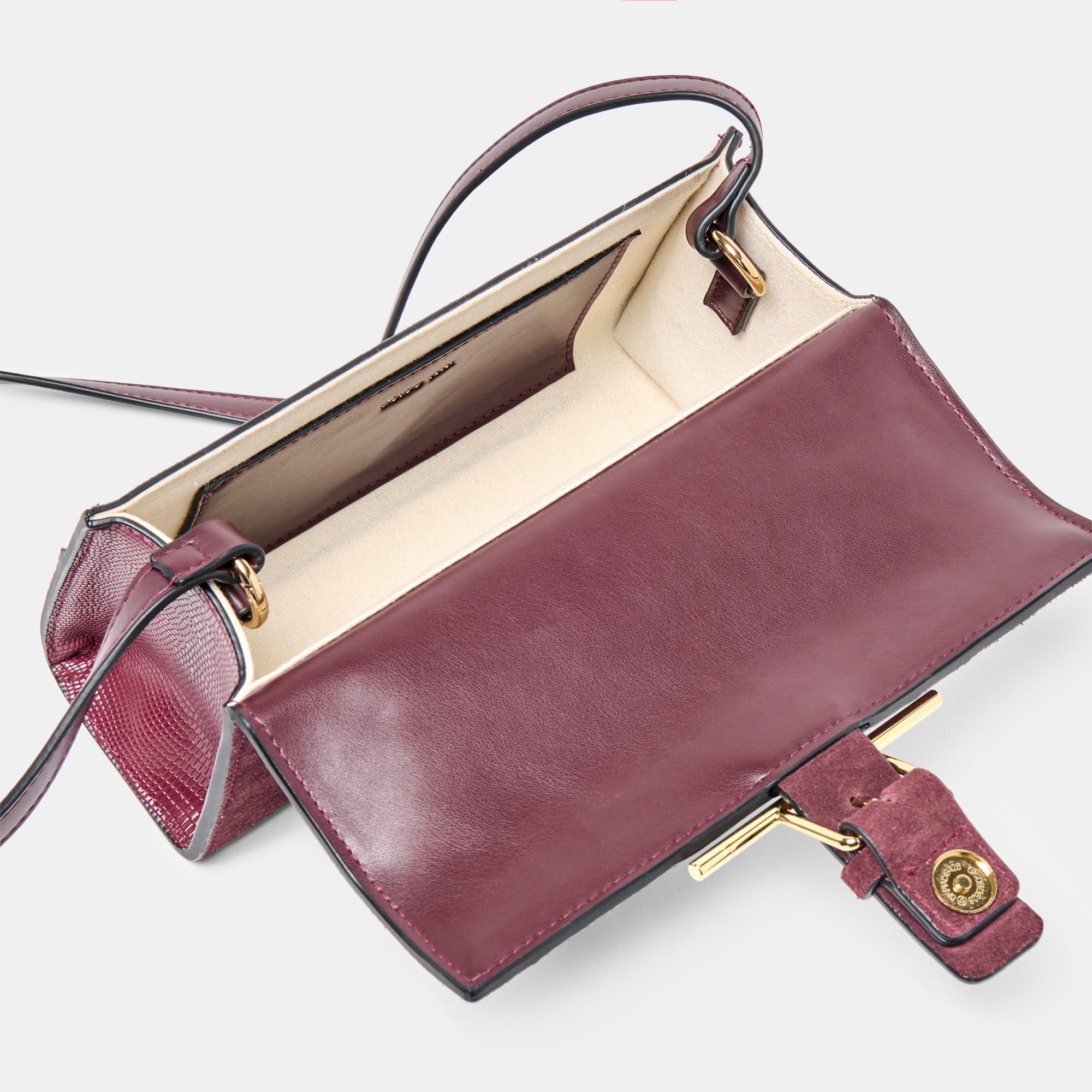 Dolce Vita HANDBAGS | Zannone Burgundy Suede Crossbody