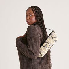 Dolce Vita HANDBAGS | Savaii Black White Snake Stella Shoulder Bag