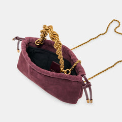 Dolce Vita HANDBAGS | Cleo Burgundy Suede Crossbody