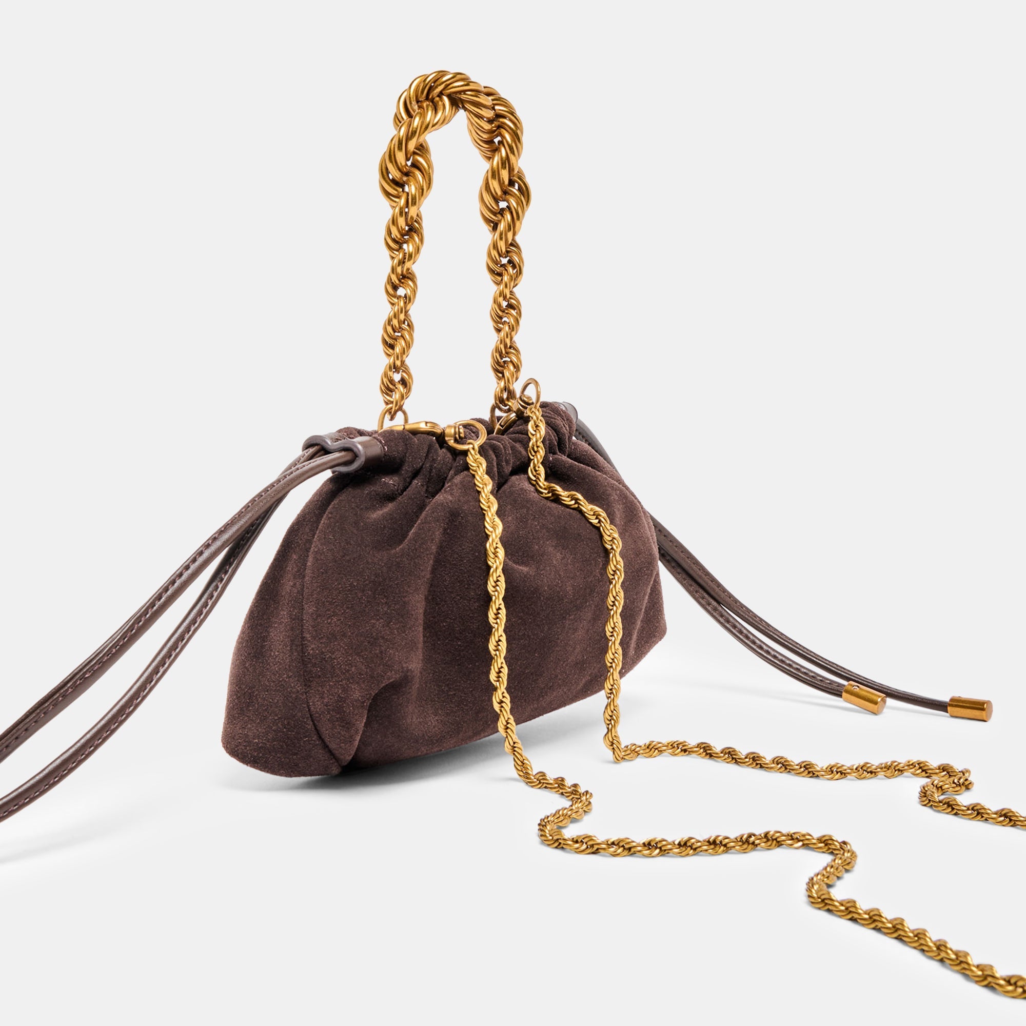 Dolce Vita HANDBAGS | Cleo Espresso Suede Crossbody