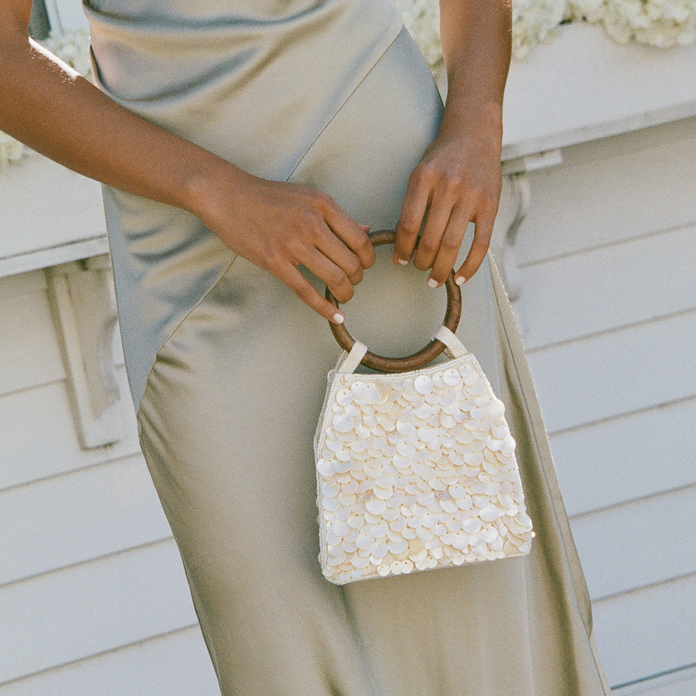 Dolce Vita HANDBAGS | Allegra Natural Sequin Handbag