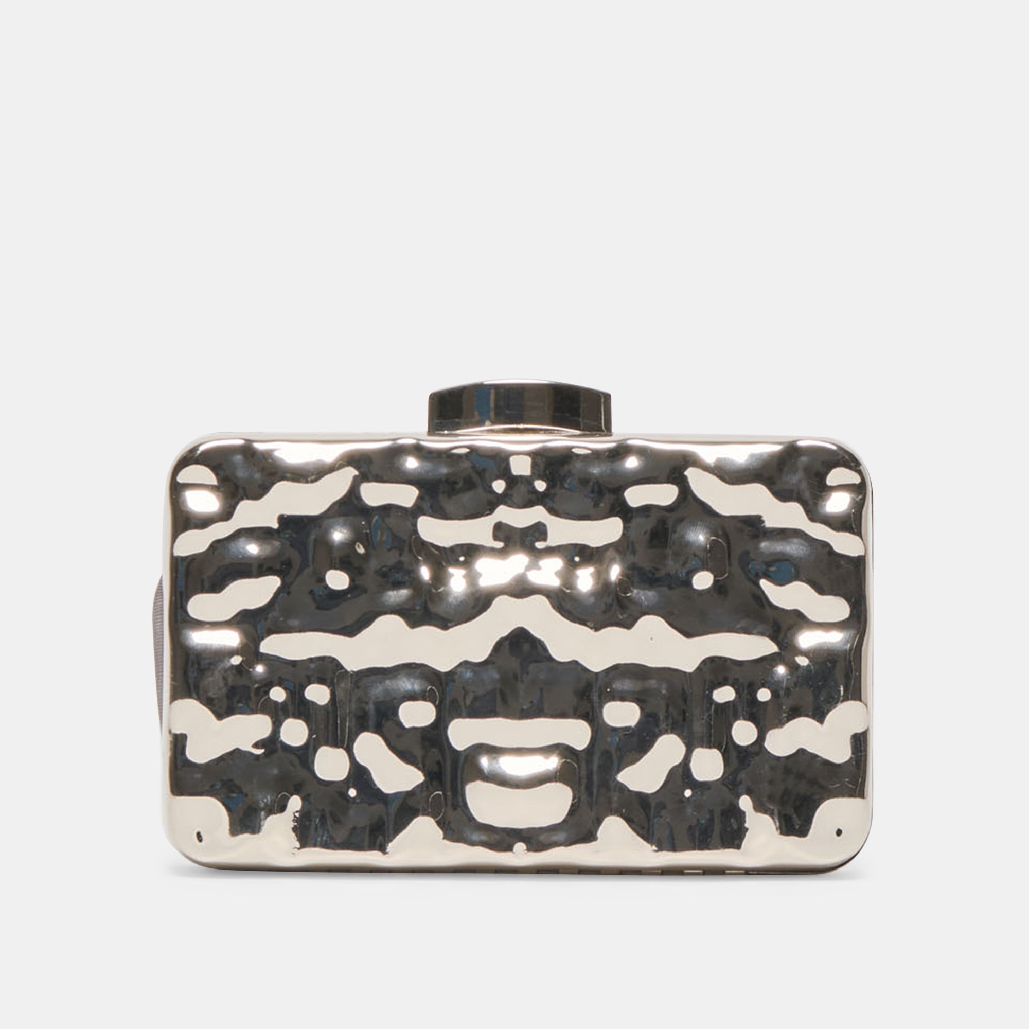 Dolce Vita HANDBAGS | Delia Silver Metal Clutch