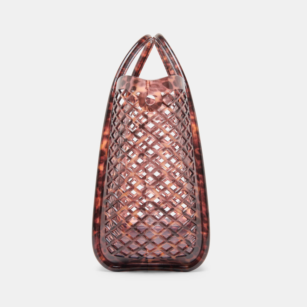 Dolce Vita HANDBAGS | TOAST Tortoise Stella Jelly Top-Handle Handbag