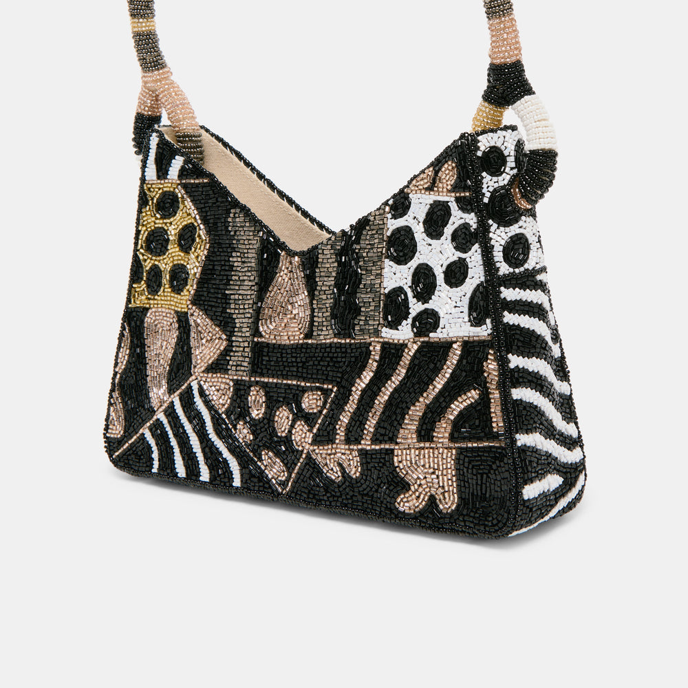 Dolce Vita HANDBAGS | Amelia Dark Multi Beaded Shoulder Bag