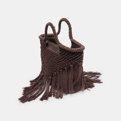 Dolce Vita HANDBAGS | Birch Chocolate Crochet Handbag