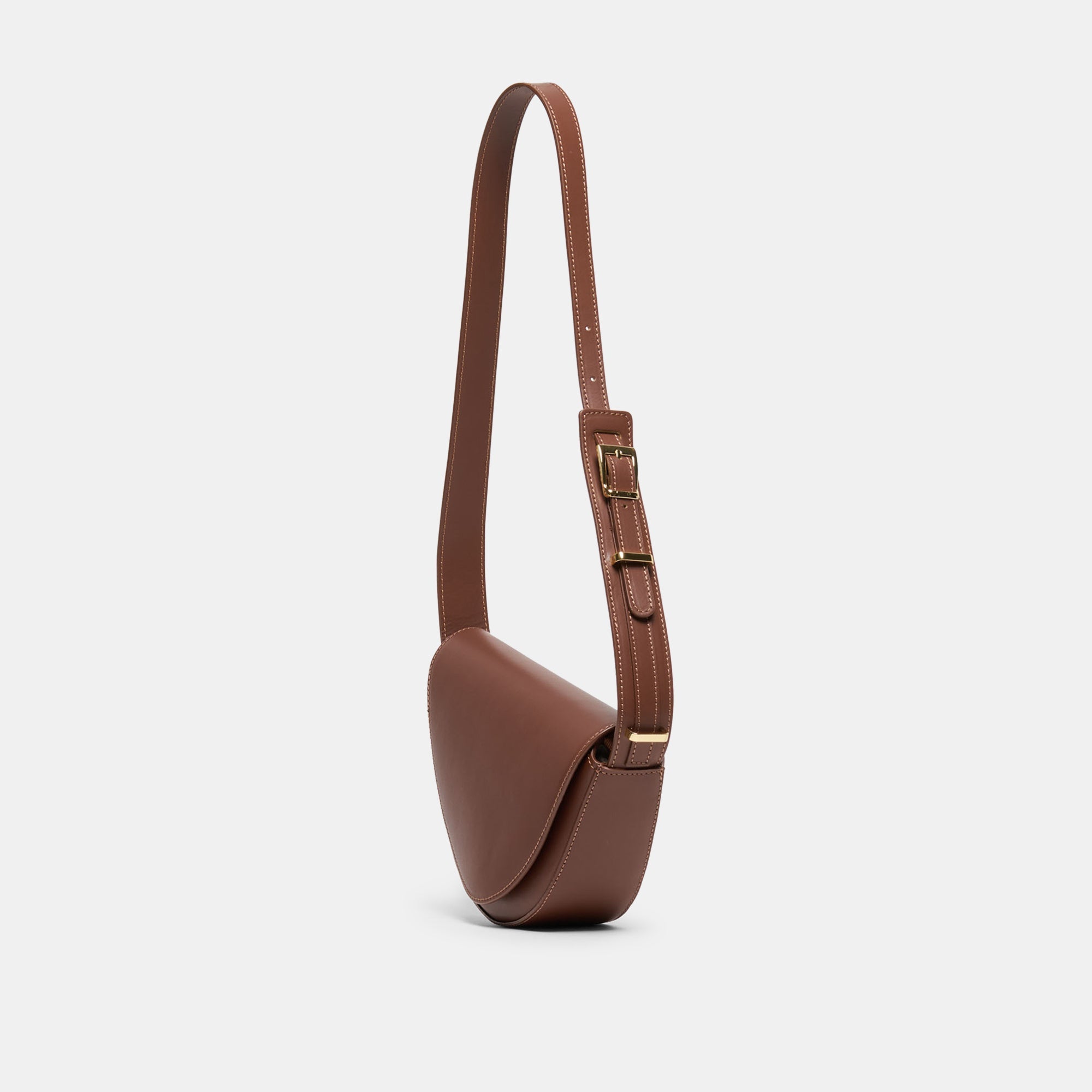 Dolce Vita HANDBAGS | Sabine Brown Leather Shoulder Bag