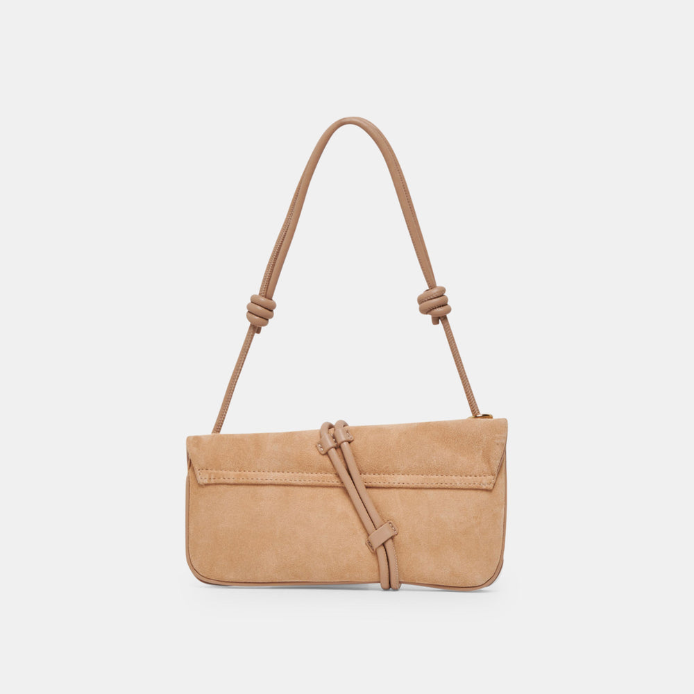 Dolce Vita HANDBAGS | ALICE SHOULDER BAG BEIGE SUEDE
 – Dolce Vita