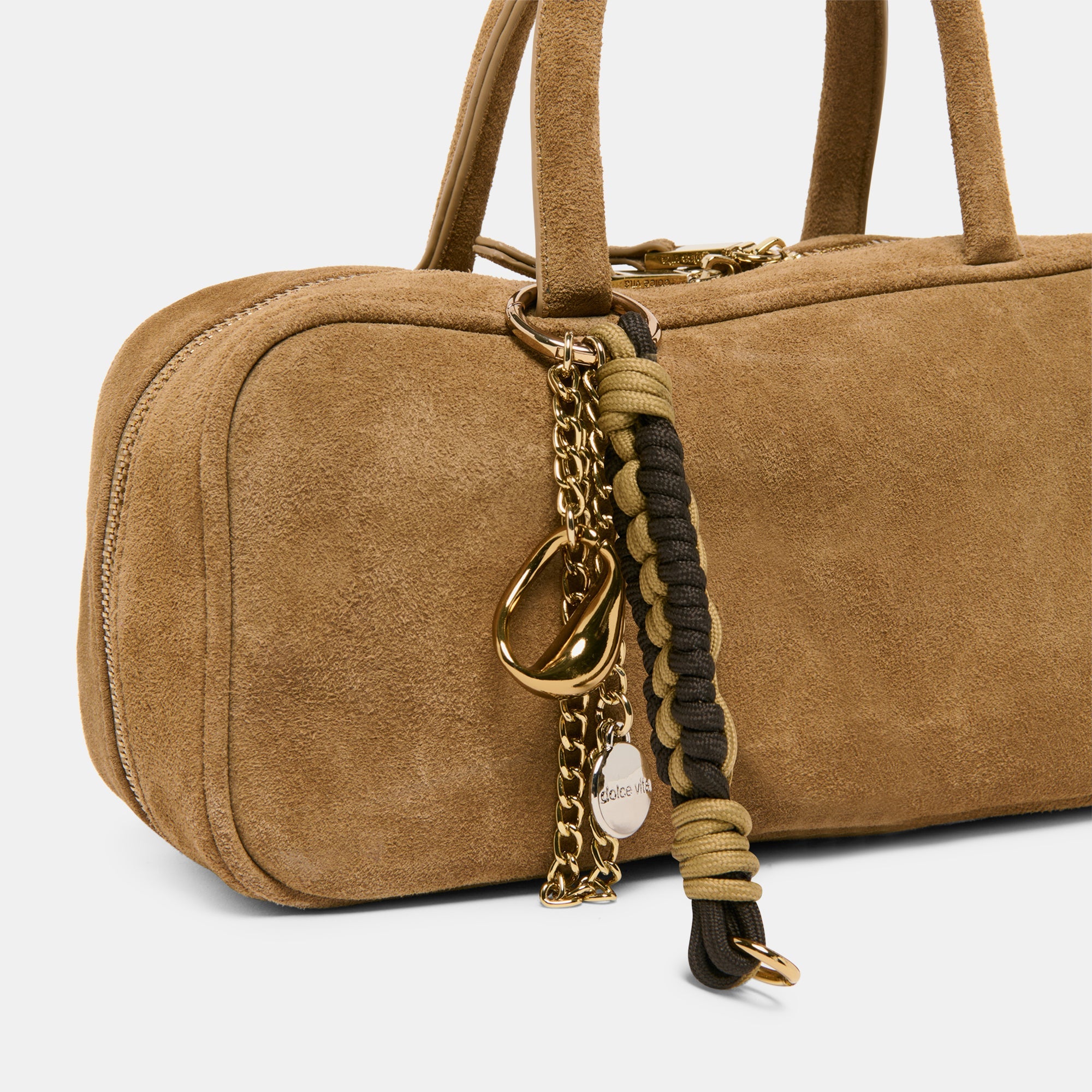 Dolce Vita HANDBAGS | SANTINA HANDBAG TAUPE SUEDE
 – Dolce Vita