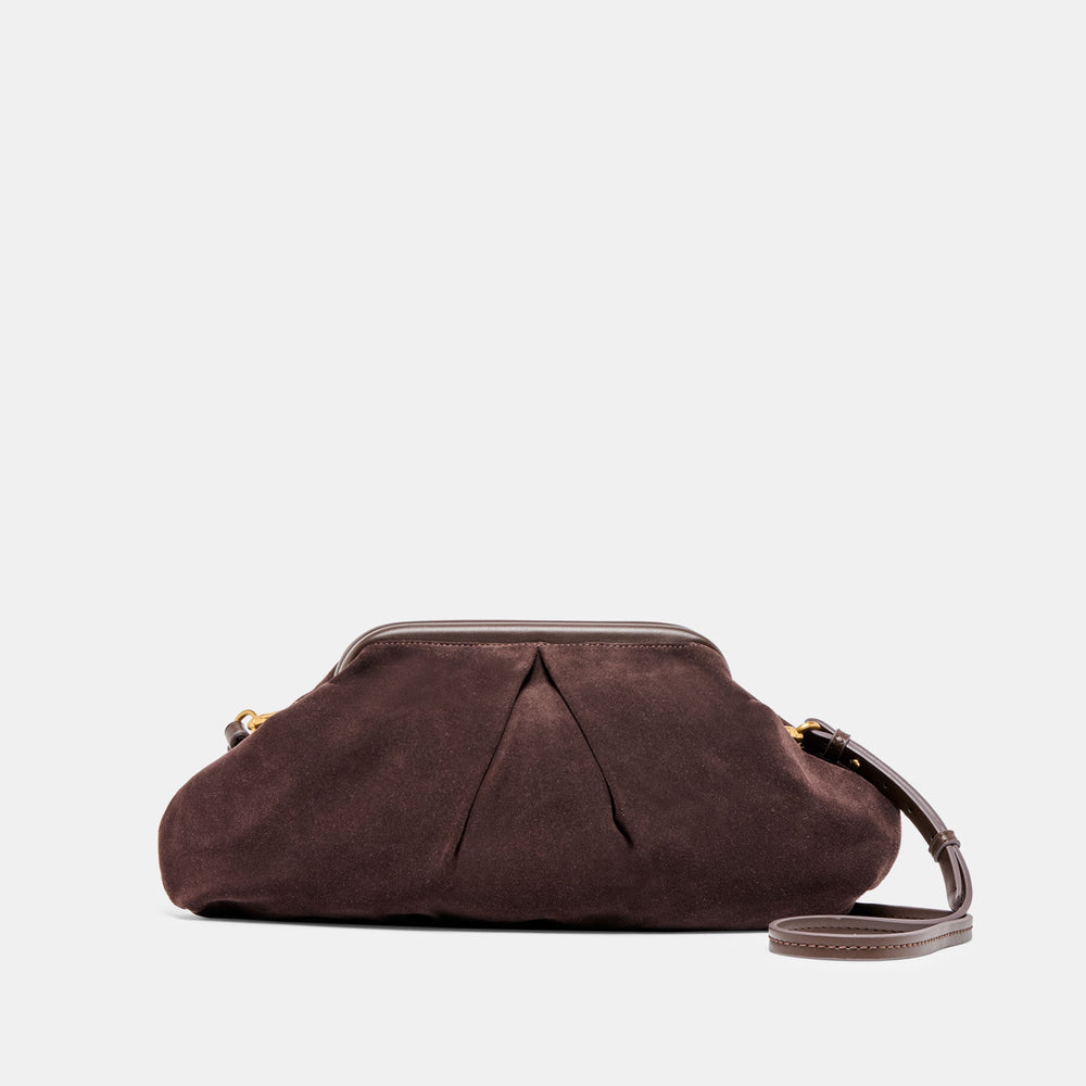 Dolce Vita HANDBAGS | Sahara Espresso Suede Clutch