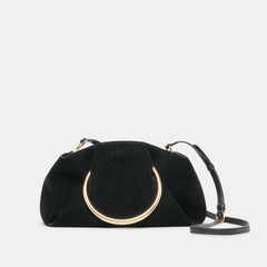 Dolce Vita HANDBAGS | Channing Black Suede Handbag