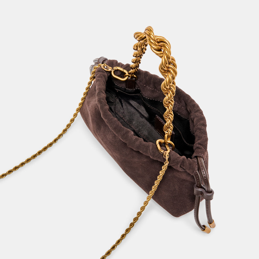 Dolce Vita HANDBAGS | Cleo Espresso Suede Crossbody