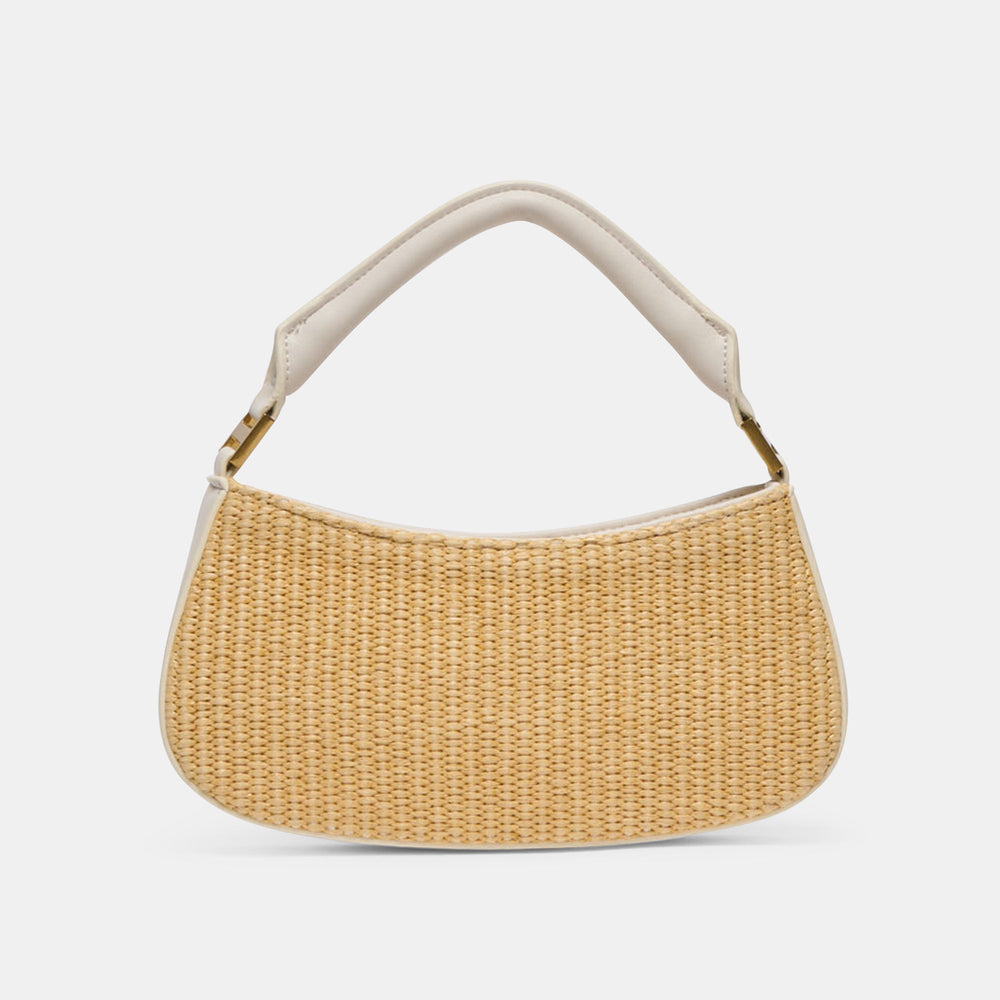 Dolce Vita HANDBAGS | Nuala Raffia White Stella Handbag