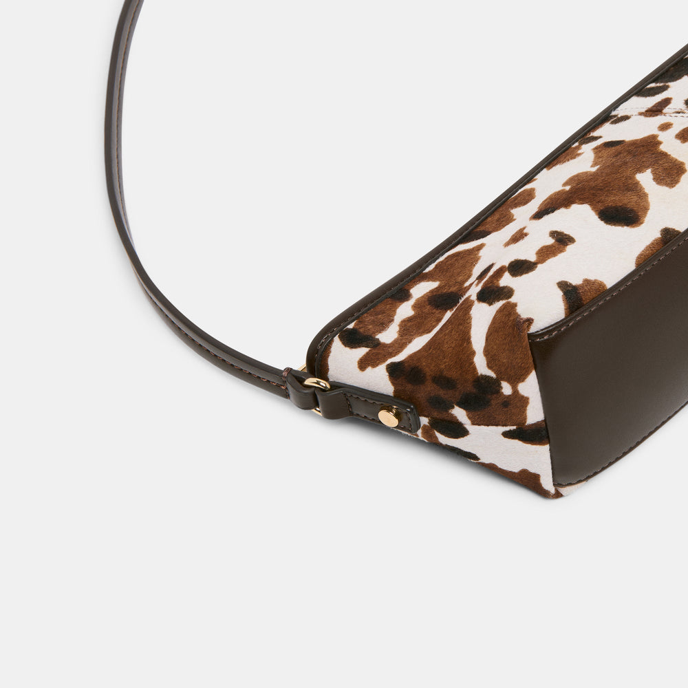 Dolce Vita HANDBAGS | Savaii Cocoa Calf Hair Shoulder Bag