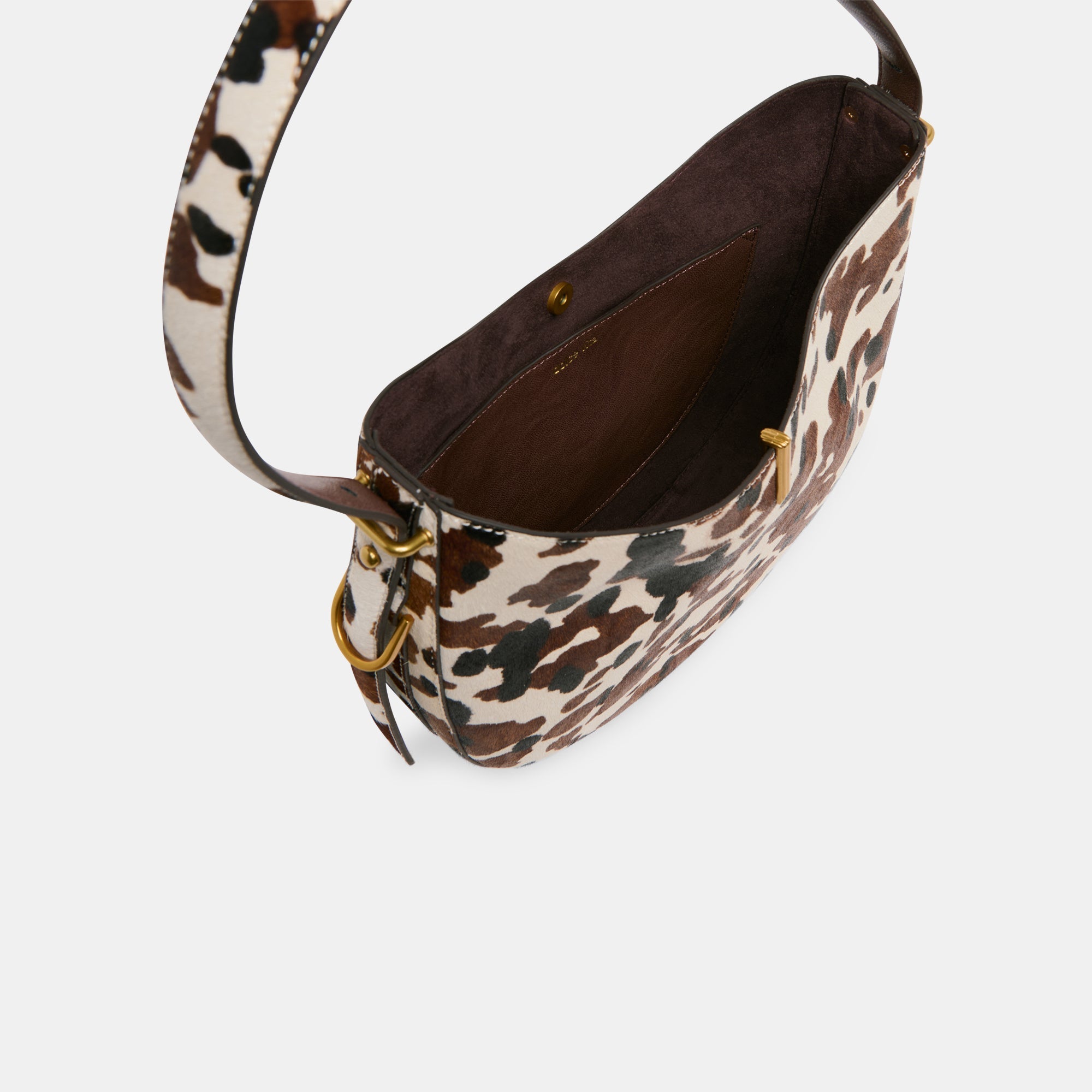 Dolce Vita HANDBAGS | Bree Cocoa Calf Hair Shoulder Bag