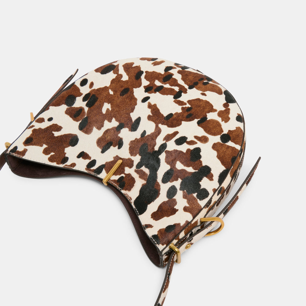 Dolce Vita HANDBAGS | Bree Cocoa Calf Hair Shoulder Bag