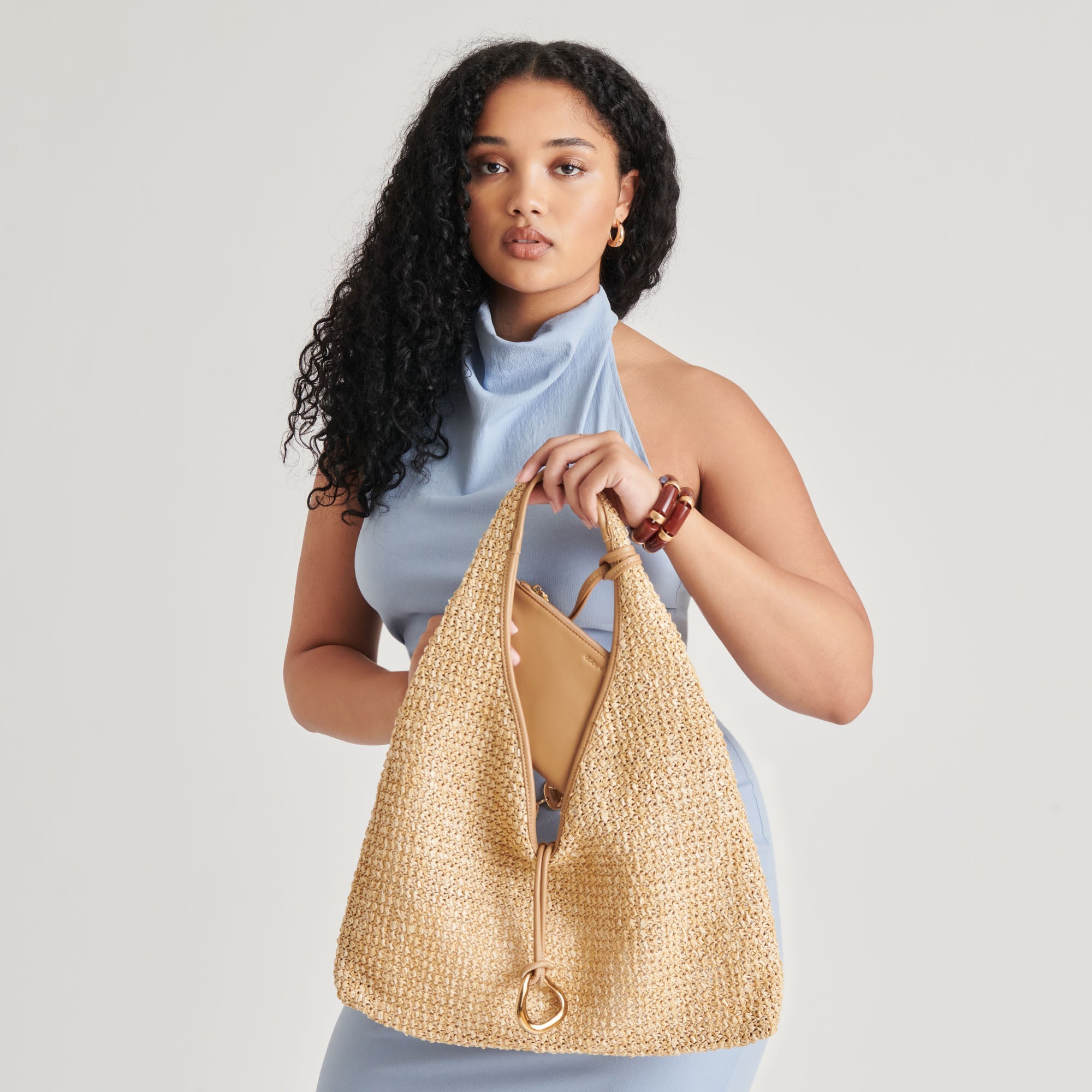 Dolce Vita ACCESSORIES | MISSIE TOTE NATURAL RAFFIA
 – Dolce Vita