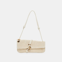 Dolce Vita ACCESSORIES | Alice Natural Raffia Shoulder Bag