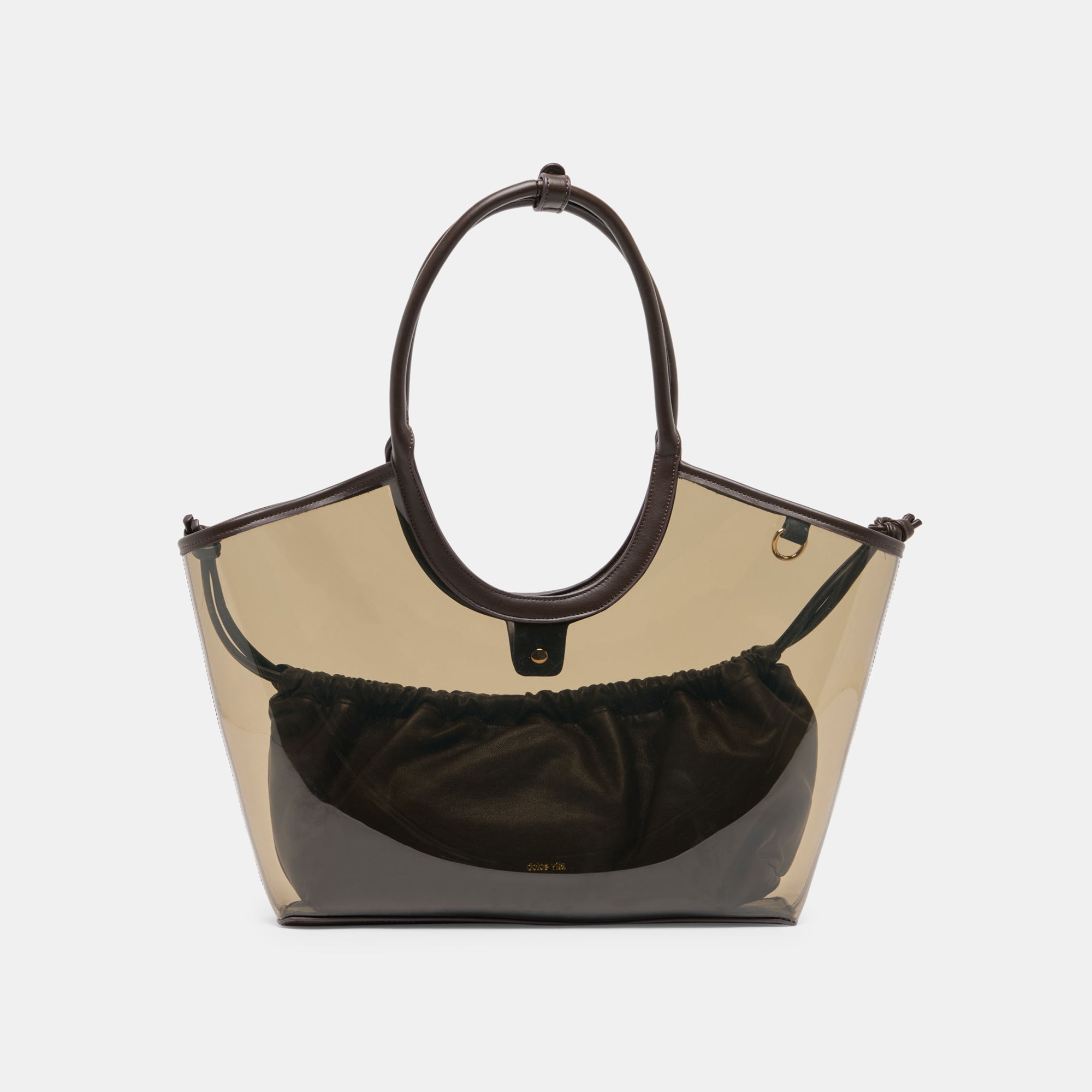 Dolce Vita ACCESSORIES | GISELLE Smoke Jelly Tote Shoulder Bag