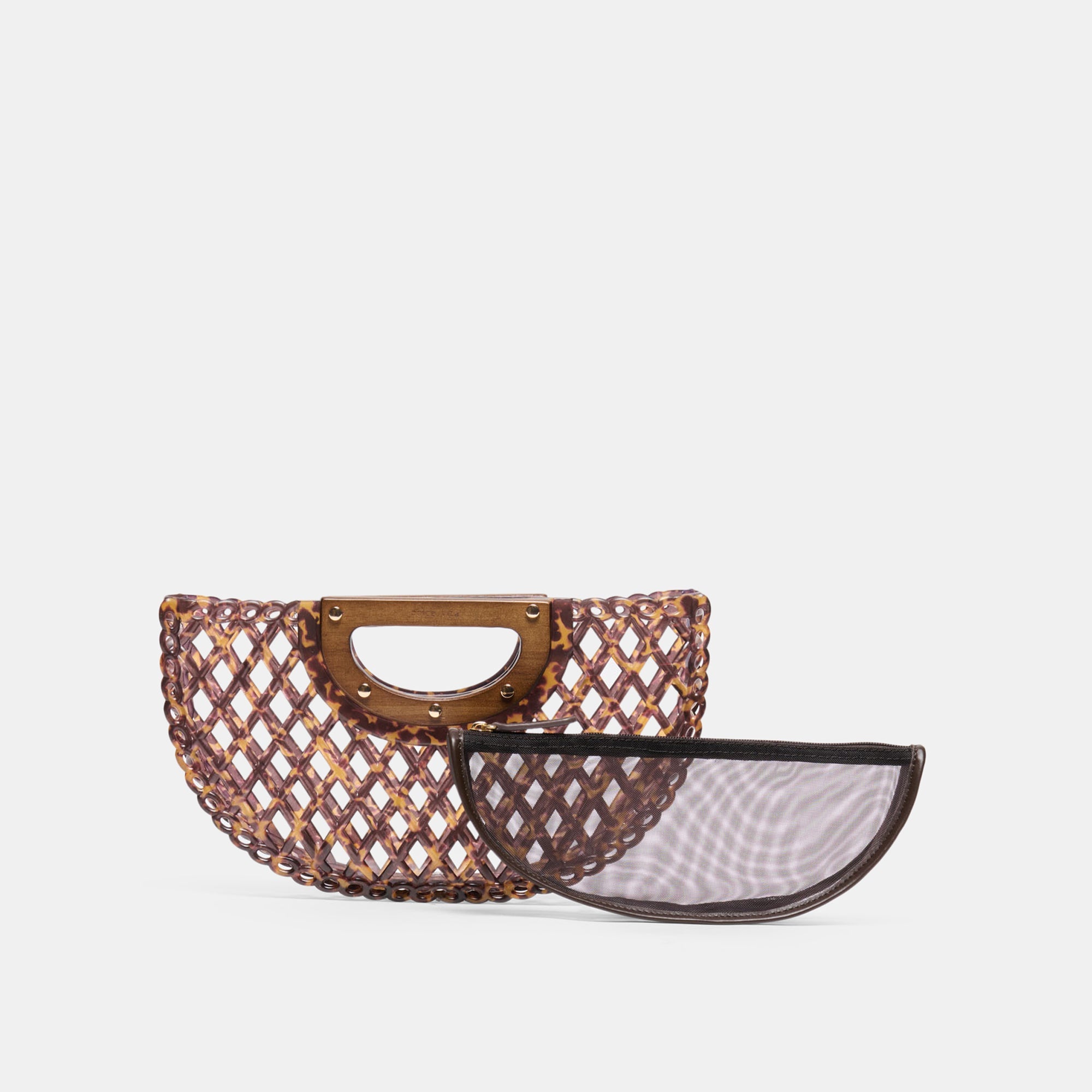 Dolce Vita ACCESSORIES | Solandra Tortoise Jelly Clutch
